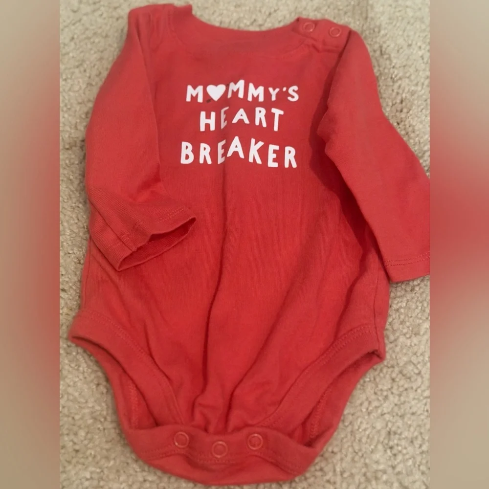 Garanimals Red and Green Long Sleeve Bodysuit Set